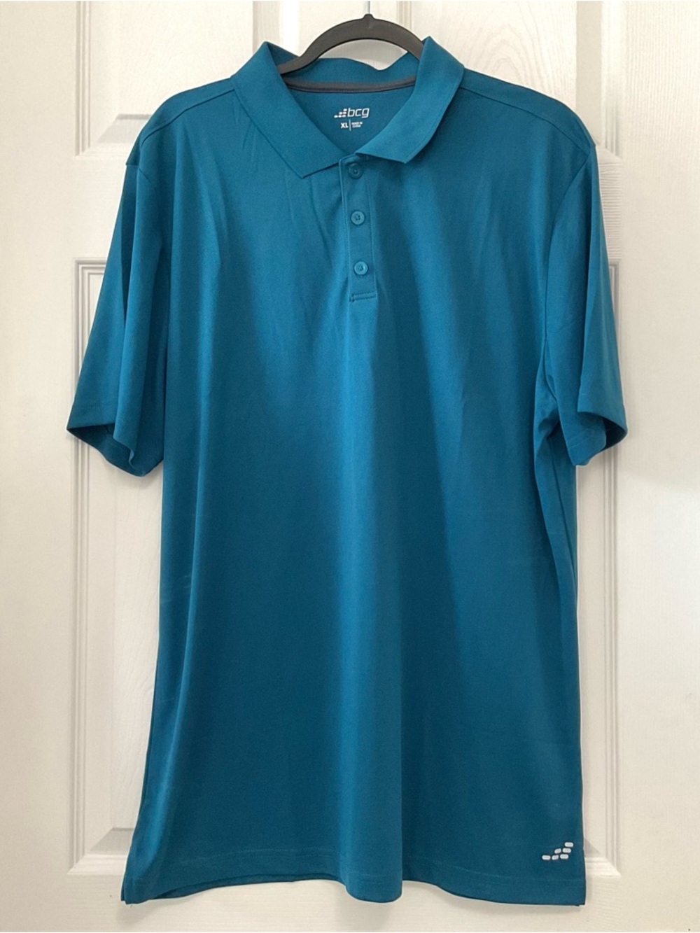 BCG Teal Blue Performance Polo